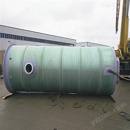 河北泵站厂家 玻璃钢筒体一体式预制泵站 雨水提升泵 支持定制