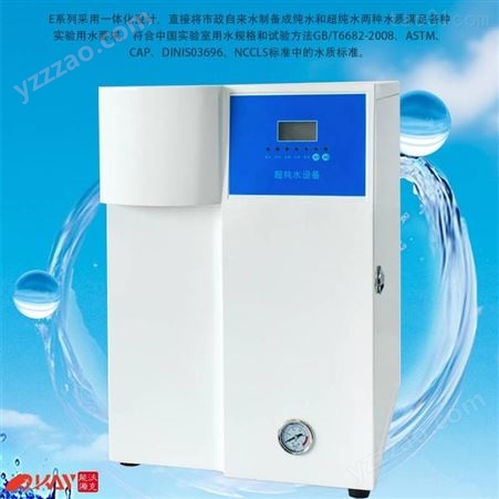 10-30升实验室超纯水机生化仪口腔用台式纯水机蒸馏水设备去离子设备