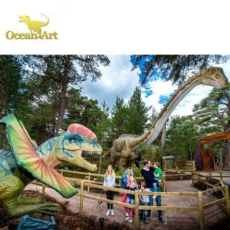 景区仿真恐龙展览模型大型商场恐龙雕塑摆件提供恐龙乐园设计