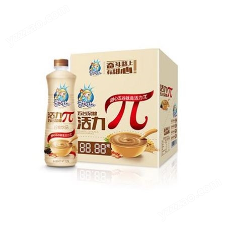 五谷杂粮谷物饮品1.25L大瓶分享装含乳饮品营养饮品