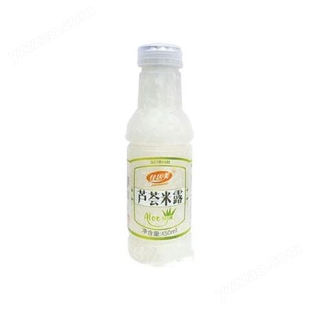 芦荟蜂蜜蜜桃米露450ml发酵型风味饮料商超渠道