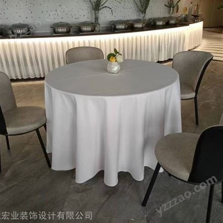 多功能厅桌布桌裙定做会议室桌布台呢北京椅子套餐厅桌布餐垫定做