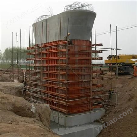桥梁钢模板 耐腐蚀 建筑建材 花瓶墩柱钢模厂 支持定制