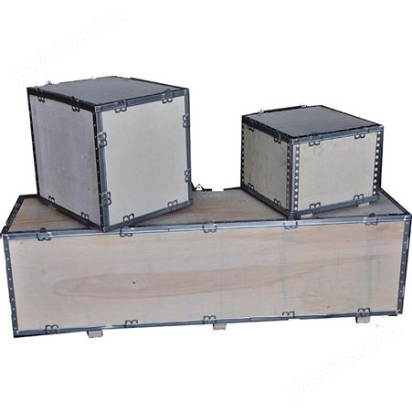 危险品包装箱钢边箱 物流运输大型包装木箱 进出口用 可定制
