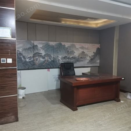 新中式客厅背景墙 酒店轻奢风格背景硬包 吸附硬包可代加工