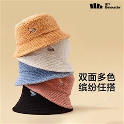 蕉下女士秋冬双面保暖帽子 户外休闲时尚防寒帽 穹顶系列渔夫帽