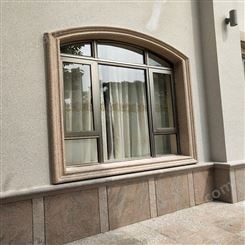 GRC窗套，别墅外墙罗马柱，GRC线条可任意款造型