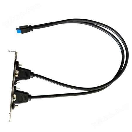 USB3.0双A母带耳朵螺母带挡片固定硬盘主板机箱公对母延长线