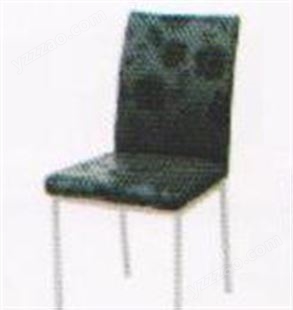 现代简约布艺不锈钢中餐椅 可加工订制加印LOGO