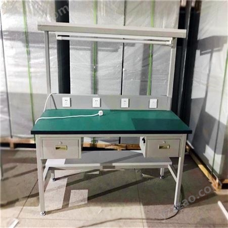 世腾双层防静电工作台 车间生产用钳工重型桌子