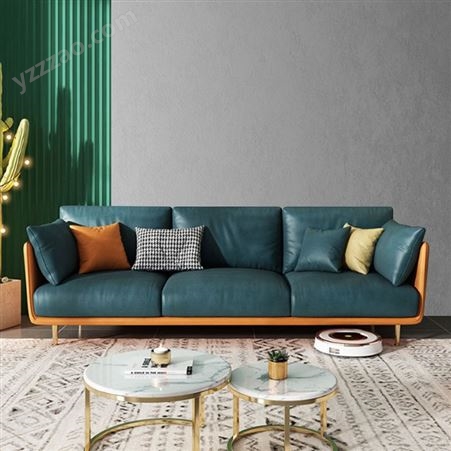 轻奢现代简约科技布沙发 客厅沙发组合大小户型 多尺寸可选-JJ036