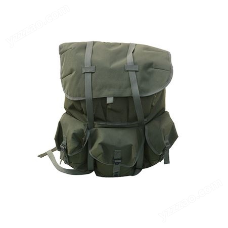 户外训练用双肩包 军绿色双肩包 旅行登山背包 厂家定制