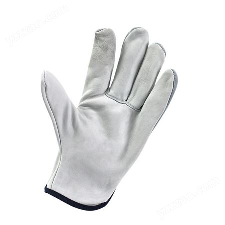 工厂直供羊皮司机手套手背二层羊皮耐磨耐热防护劳保工业手套供应