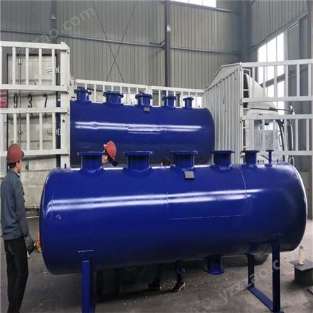 XJFJSQ-003空调地暖分集水器锅炉蒸汽分气缸分气包管道分流器