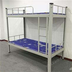 乌海双层床制造商 订做上下床上下铺铁床 寝室公寓床高低床供应商 LLKHK 兰江