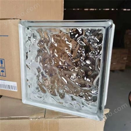 隔断空心玻璃砖批发 多种样式可定制 透明方形玻璃