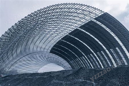 大型仓库厂房钢结构网架工程 施工安装简便 易鑫长期稳定供应