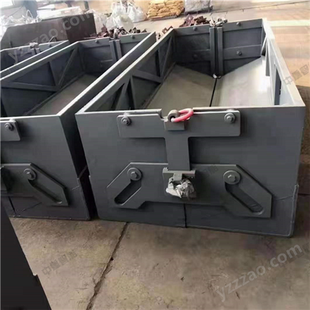 矿用箱式平板车 自卸式物料箱单轨吊物料车 1.5T底卸式集装箱