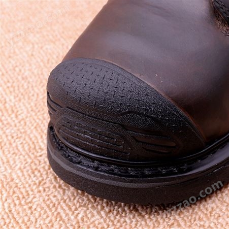 头层油蜡皮防水工装靴固特异塑钢头防油安全鞋户外机车防护鞋