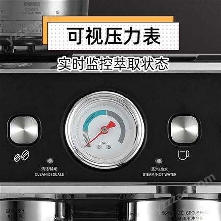Barsetto /百胜图二代双锅炉咖啡机商用半自动意式现磨家用打奶泡