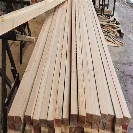 建亿建筑 白松铁杉木材 熏蒸方木 烫标木方 支持定制