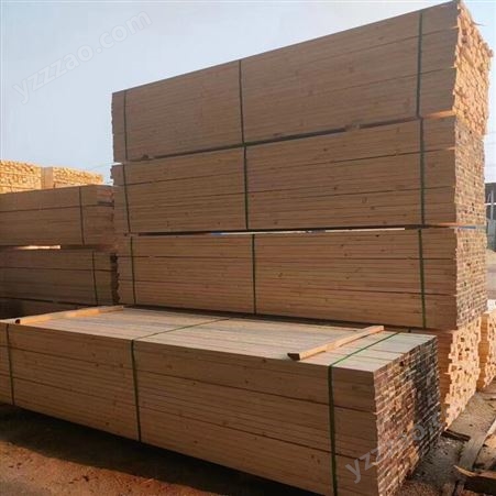建亿建筑 白松铁杉木材 熏蒸方木 烫标木方 支持定制