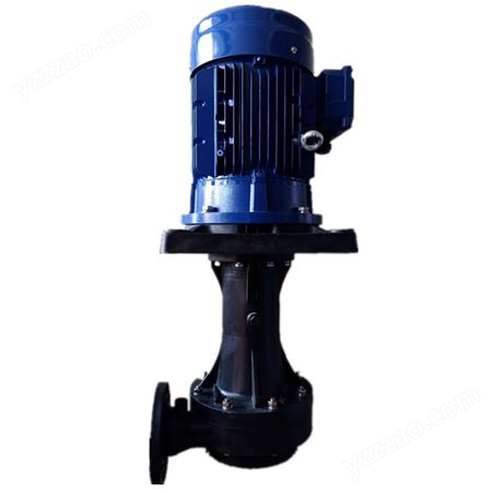 耐酸碱可空转PP立式液下泵 喷淋蚀刻线液下泵 涂装循环立式泵15KW