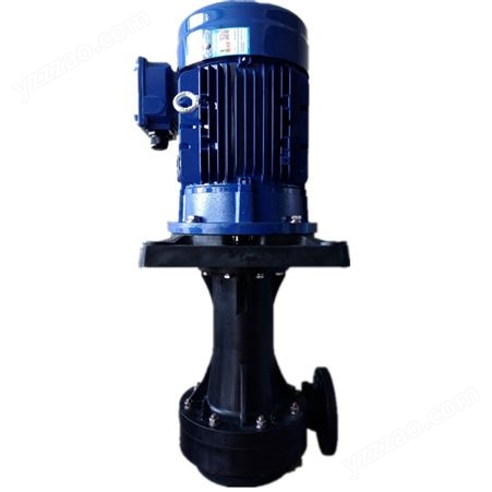 耐酸碱可空转PP立式液下泵 喷淋蚀刻线液下泵 涂装循环立式泵15KW