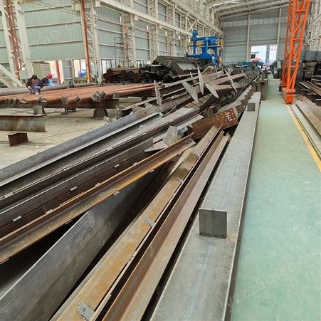 昆昊钢结构加工厂家 焊接型 箱梁柱老挝大型厂房仓库房建工程