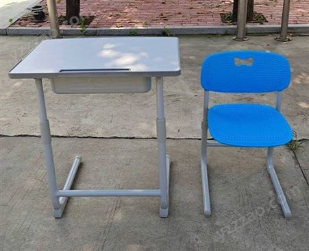 厂家批发中小学生课桌椅学校辅导班培训班单人可升降课桌椅