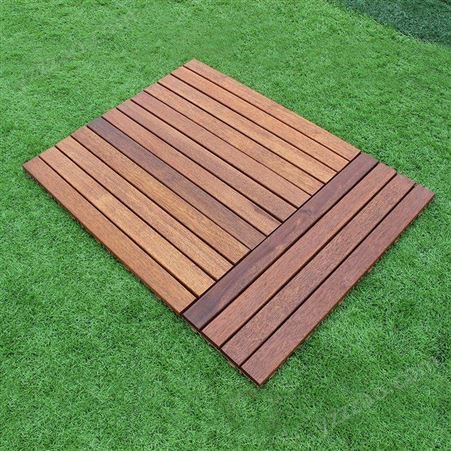 防腐木地板户外阳台改造自铺庭院露台实木拼接地板