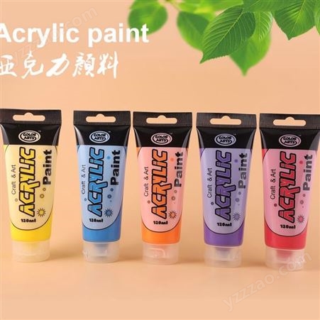 Crylic Paint长利出品Glitter Glue等多种颜色的亚克力彩（立体颜料）Paint