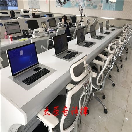 电教室桌面手动翻转器 支持22至27寸显示器 厂家上门安装