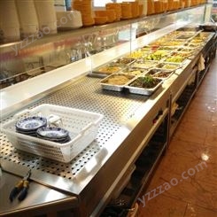 顺昌厨房 保温台 不锈钢快餐台 中式快餐设备 SCCF4588